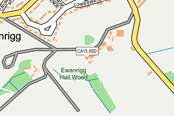 CA15 8SD map - OS OpenMap – Local (Ordnance Survey)