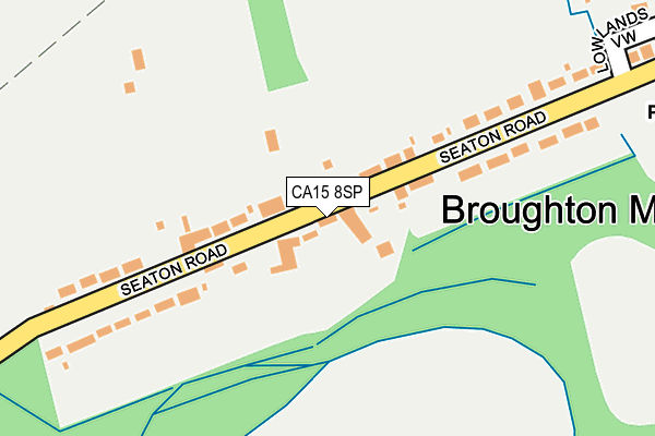 CA15 8SP map - OS OpenMap – Local (Ordnance Survey)