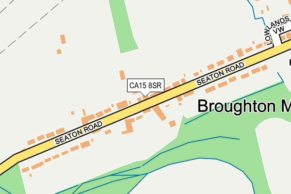 CA15 8SR map - OS OpenMap – Local (Ordnance Survey)