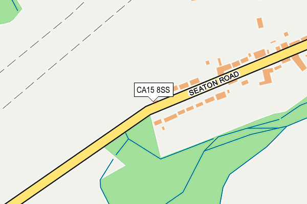 CA15 8SS map - OS OpenMap – Local (Ordnance Survey)