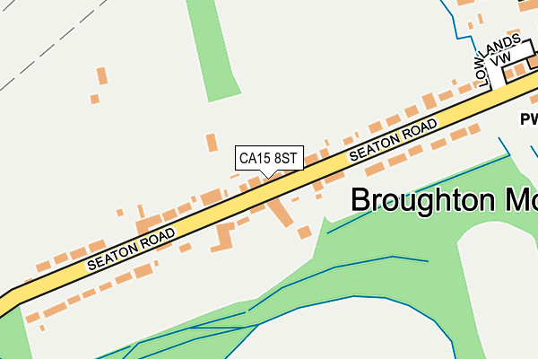 CA15 8ST map - OS OpenMap – Local (Ordnance Survey)