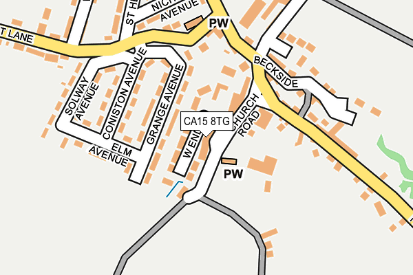 CA15 8TG map - OS OpenMap – Local (Ordnance Survey)