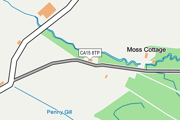 CA15 8TP map - OS OpenMap – Local (Ordnance Survey)