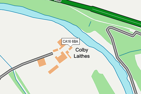 CA16 6BA map - OS OpenMap – Local (Ordnance Survey)