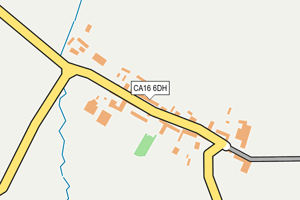 CA16 6DH map - OS OpenMap – Local (Ordnance Survey)