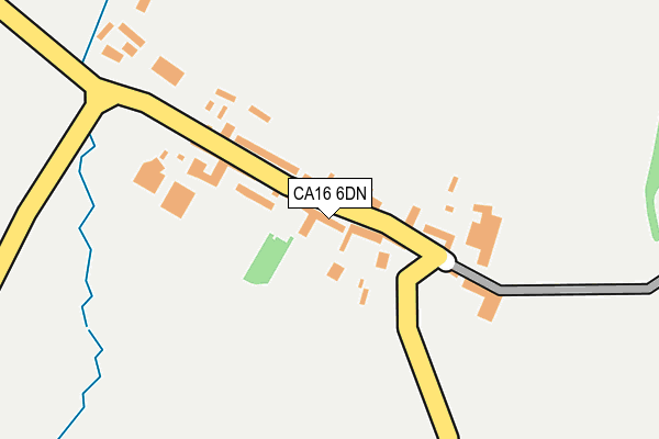 CA16 6DN map - OS OpenMap – Local (Ordnance Survey)