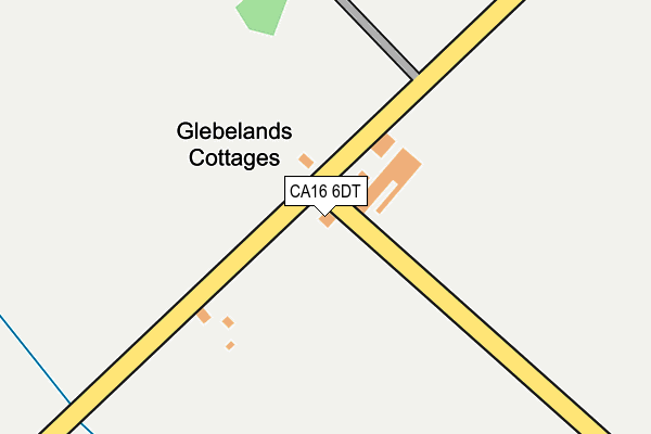 CA16 6DT map - OS OpenMap – Local (Ordnance Survey)