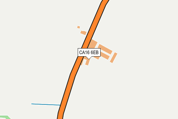 CA16 6EB map - OS OpenMap – Local (Ordnance Survey)