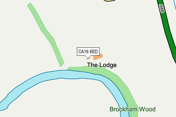 CA16 6ED map - OS OpenMap – Local (Ordnance Survey)