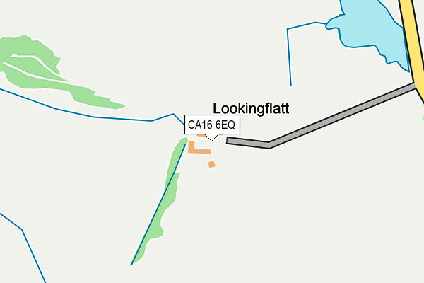 CA16 6EQ map - OS OpenMap – Local (Ordnance Survey)