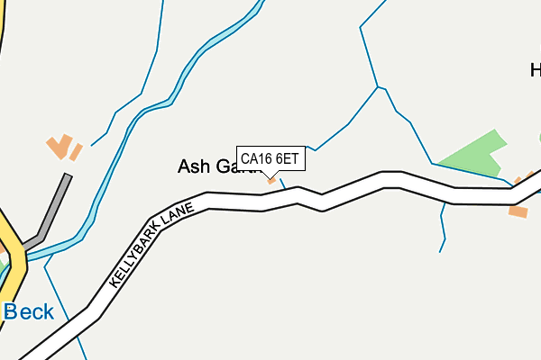 CA16 6ET map - OS OpenMap – Local (Ordnance Survey)