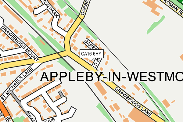 CA16 6HY map - OS OpenMap – Local (Ordnance Survey)