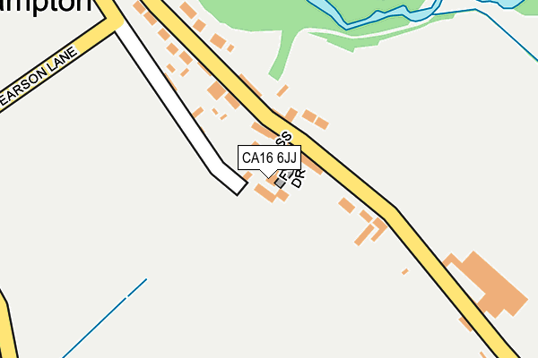 CA16 6JJ map - OS OpenMap – Local (Ordnance Survey)