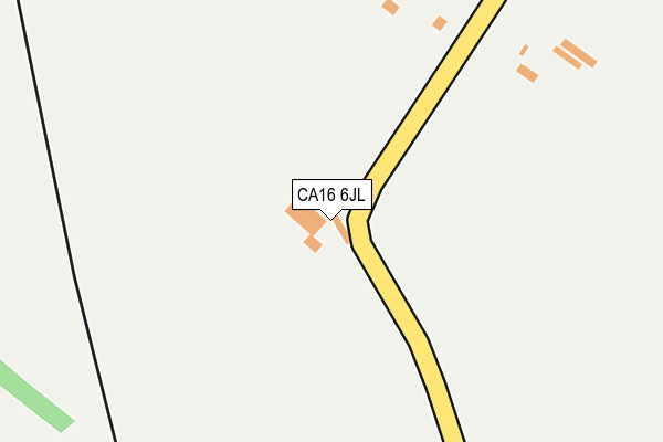 CA16 6JL map - OS OpenMap – Local (Ordnance Survey)