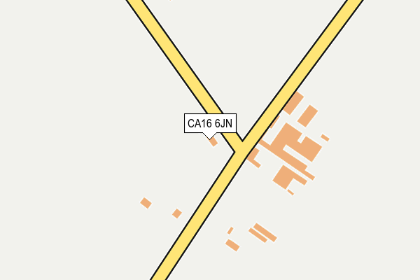 CA16 6JN map - OS OpenMap – Local (Ordnance Survey)