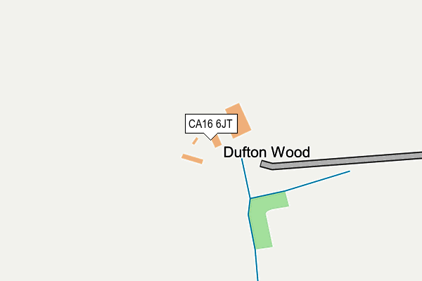 CA16 6JT map - OS OpenMap – Local (Ordnance Survey)
