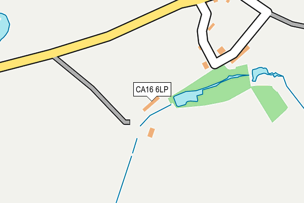 CA16 6LP map - OS OpenMap – Local (Ordnance Survey)
