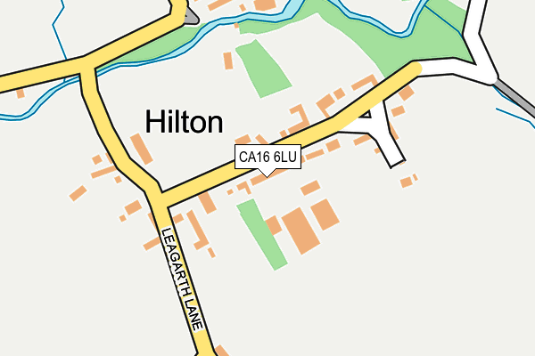 CA16 6LU map - OS OpenMap – Local (Ordnance Survey)