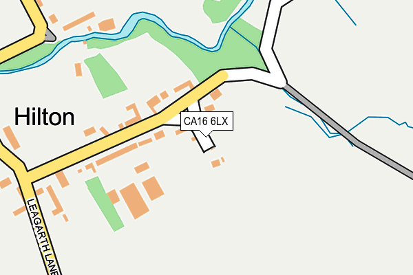 CA16 6LX map - OS OpenMap – Local (Ordnance Survey)