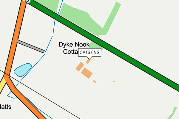 CA16 6NS map - OS OpenMap – Local (Ordnance Survey)