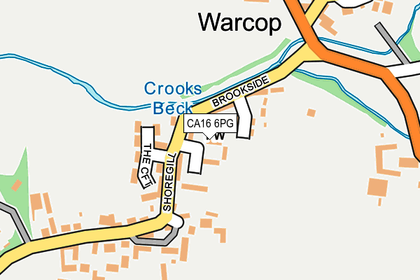 CA16 6PG map - OS OpenMap – Local (Ordnance Survey)