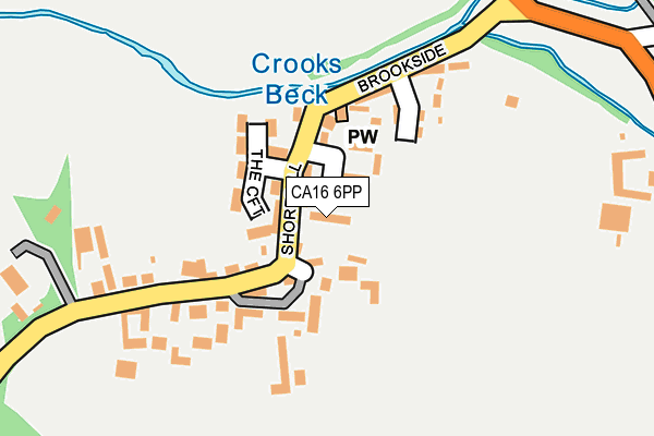 CA16 6PP map - OS OpenMap – Local (Ordnance Survey)