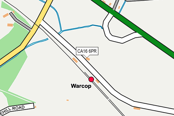 CA16 6PR map - OS OpenMap – Local (Ordnance Survey)