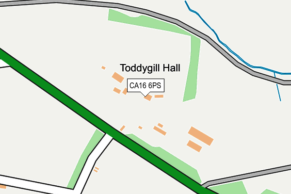 CA16 6PS map - OS OpenMap – Local (Ordnance Survey)