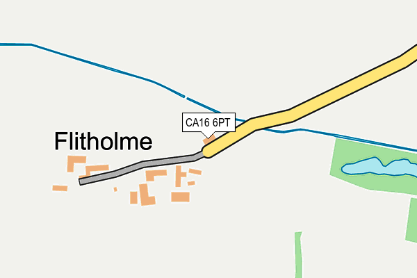 CA16 6PT map - OS OpenMap – Local (Ordnance Survey)