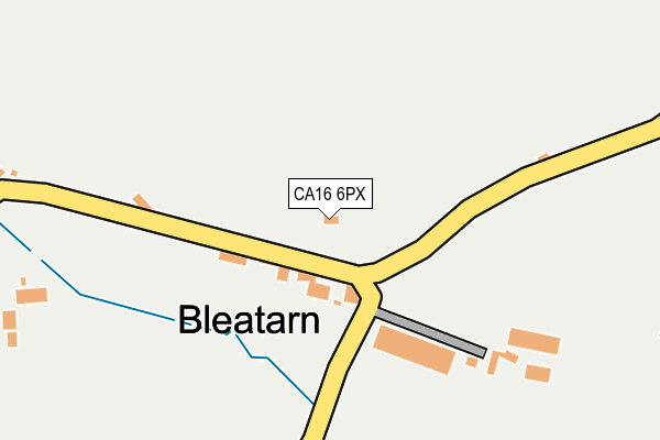 CA16 6PX map - OS OpenMap – Local (Ordnance Survey)