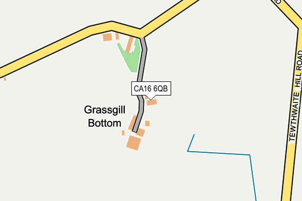 CA16 6QB map - OS OpenMap – Local (Ordnance Survey)