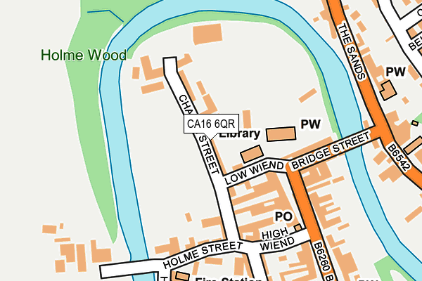 CA16 6QR map - OS OpenMap – Local (Ordnance Survey)
