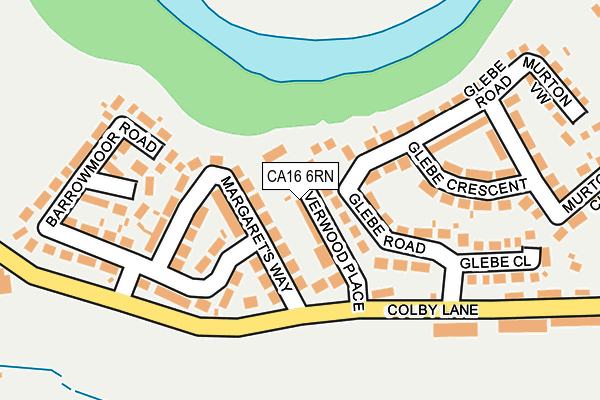 CA16 6RN map - OS OpenMap – Local (Ordnance Survey)