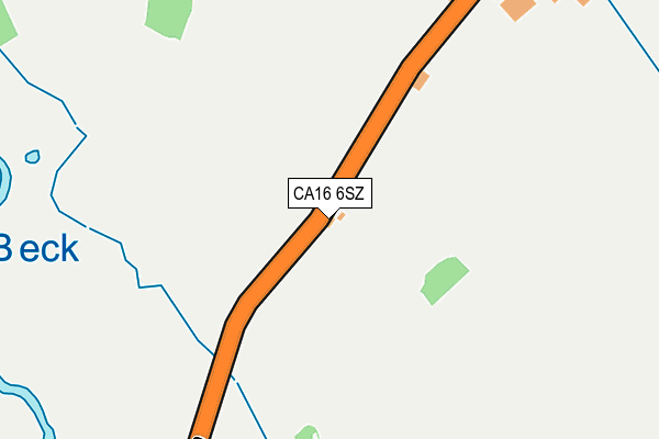 CA16 6SZ map - OS OpenMap – Local (Ordnance Survey)