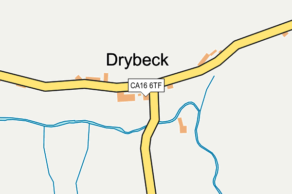 CA16 6TF map - OS OpenMap – Local (Ordnance Survey)