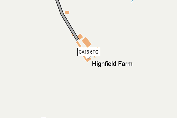 CA16 6TG map - OS OpenMap – Local (Ordnance Survey)
