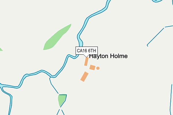 CA16 6TH map - OS OpenMap – Local (Ordnance Survey)