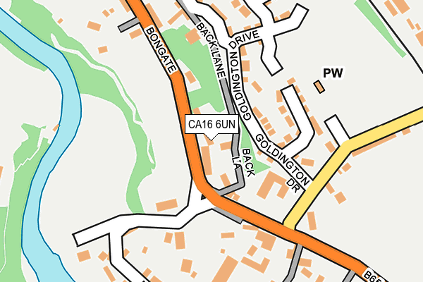 CA16 6UN map - OS OpenMap – Local (Ordnance Survey)