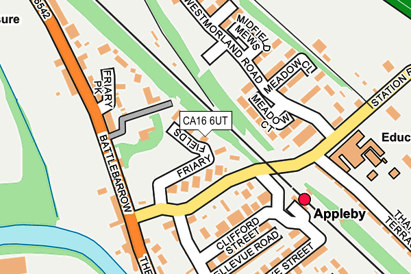 CA16 6UT map - OS OpenMap – Local (Ordnance Survey)