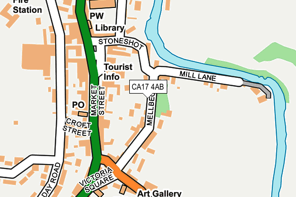 CA17 4AB map - OS OpenMap – Local (Ordnance Survey)