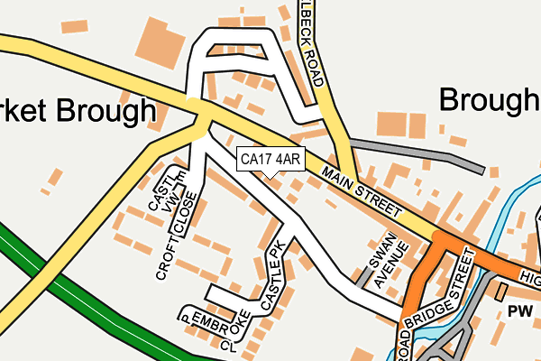 CA17 4AR map - OS OpenMap – Local (Ordnance Survey)