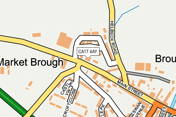 CA17 4AY map - OS OpenMap – Local (Ordnance Survey)