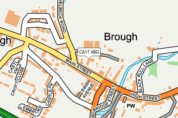 CA17 4BG map - OS OpenMap – Local (Ordnance Survey)