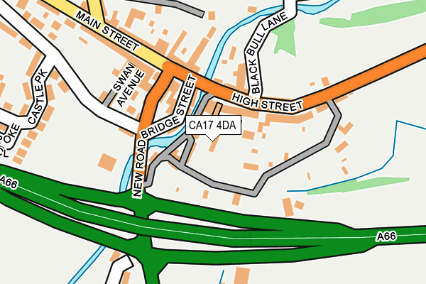 CA17 4DA map - OS OpenMap – Local (Ordnance Survey)