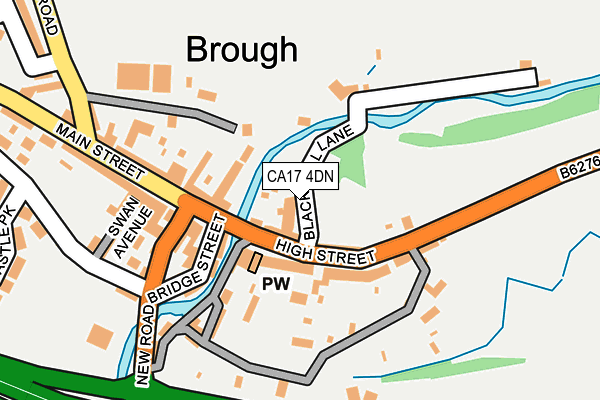 CA17 4DN map - OS OpenMap – Local (Ordnance Survey)