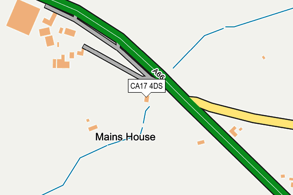 CA17 4DS map - OS OpenMap – Local (Ordnance Survey)