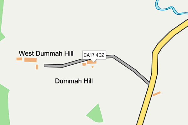CA17 4DZ map - OS OpenMap – Local (Ordnance Survey)