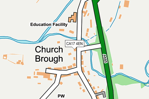 CA17 4EN map - OS OpenMap – Local (Ordnance Survey)