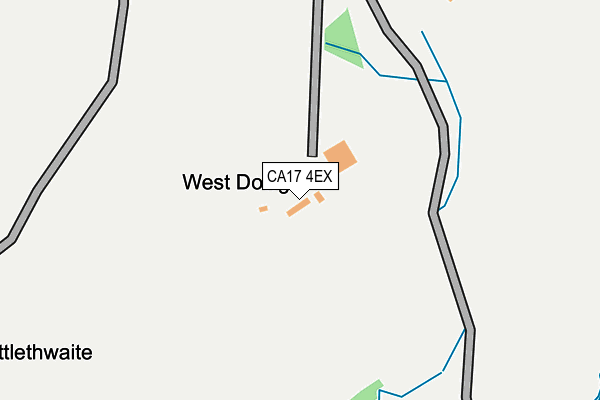 CA17 4EX map - OS OpenMap – Local (Ordnance Survey)
