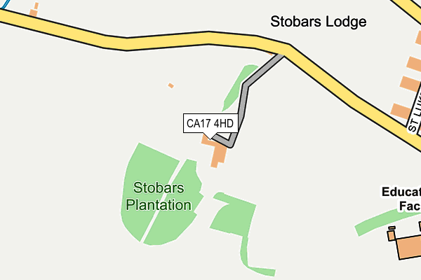 CA17 4HD map - OS OpenMap – Local (Ordnance Survey)